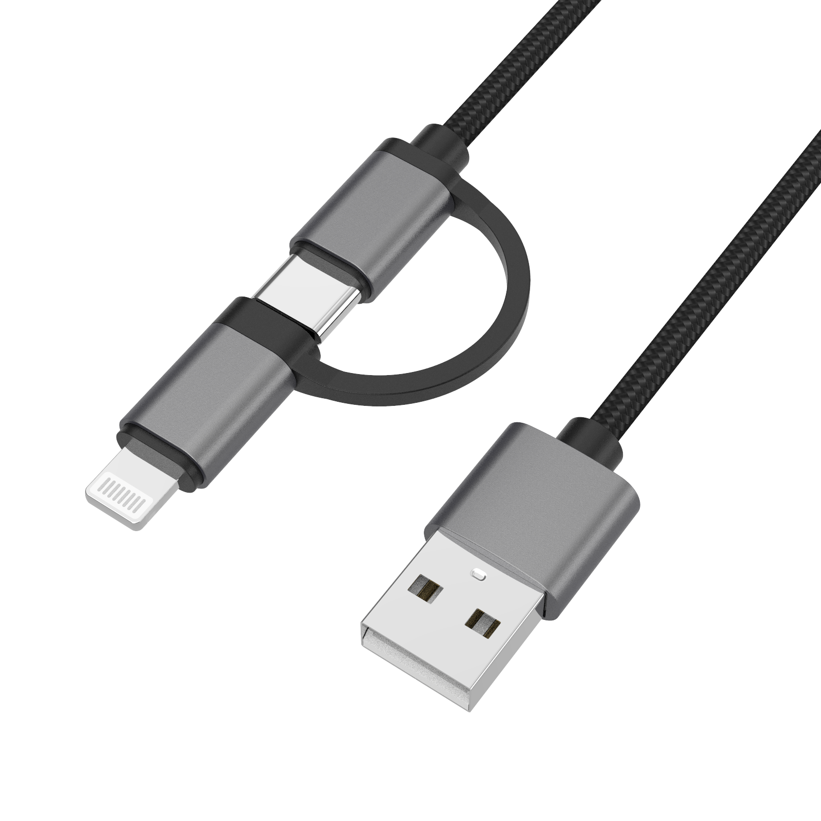 Type-c to lightning 2in1 data cable